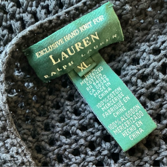 Ralph Lauren Exclusive Hand Knit Sweater Sz XL - Picture 5 of 6